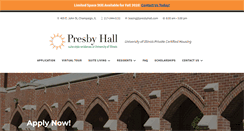 Desktop Screenshot of presbyhall.com